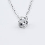 Heart Leaf Moon Pendant Necklace