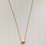 Heart Leaf Moon Pendant Necklace