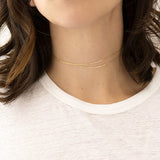 Copper Choker Multilayer Necklace