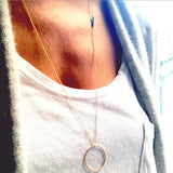 Copper Choker Multilayer Necklace