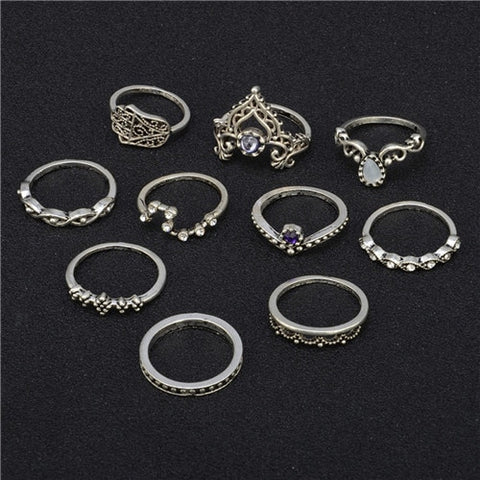 10 pc/set Knuckle Party Ring