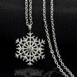 Crystal Snowflake Zircon Necklaces