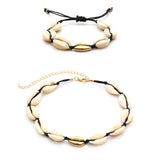 Boho Seashells Collar Choker Necklace